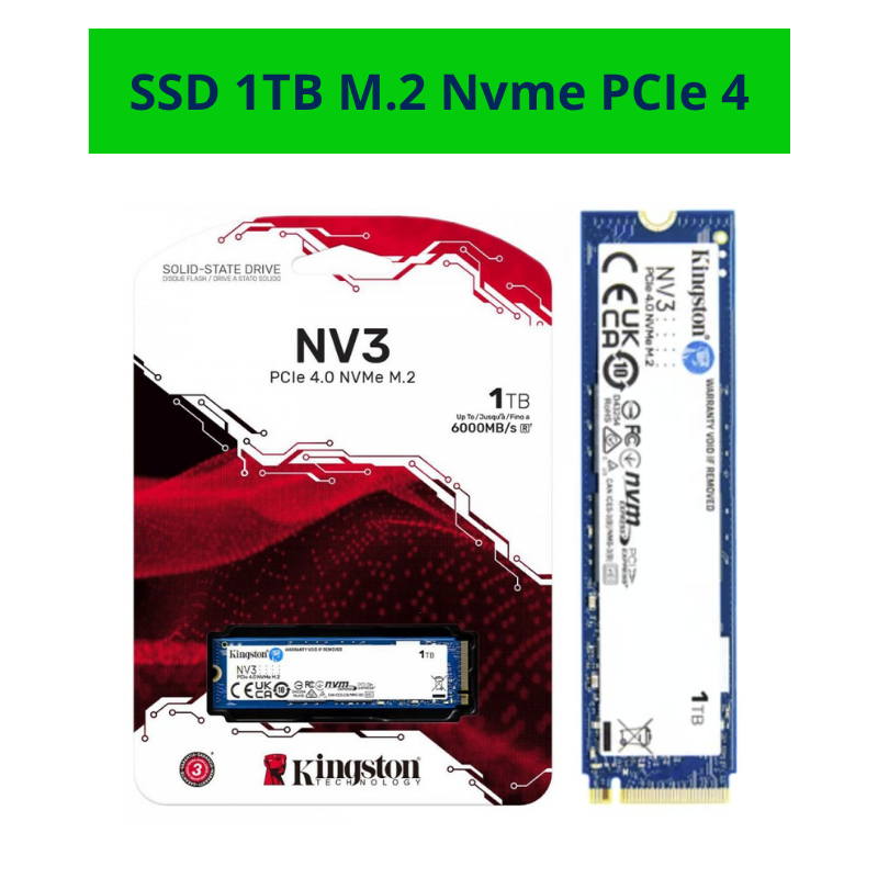 SSD 1TB HD Externo e Interno Portátil 1TB SATA NVMe M2 2280 Pcie