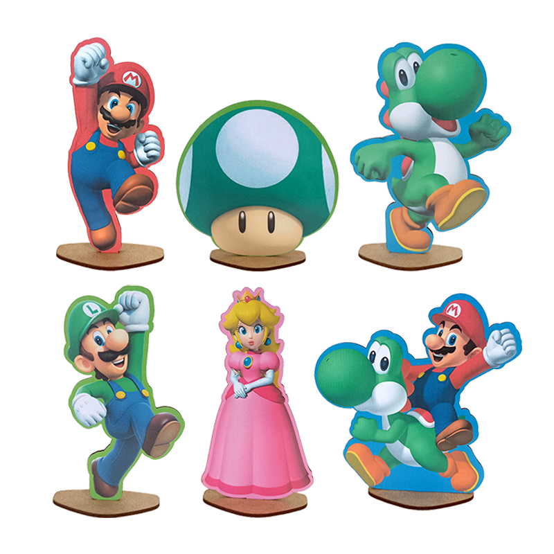 Kit Display de Mesa MDF 6 Peças - Mario | Shopee Brasil