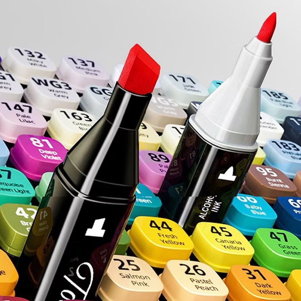 Kit 15 canetas touch tons de pele avulsa canetinha ponta dupla colorir ...