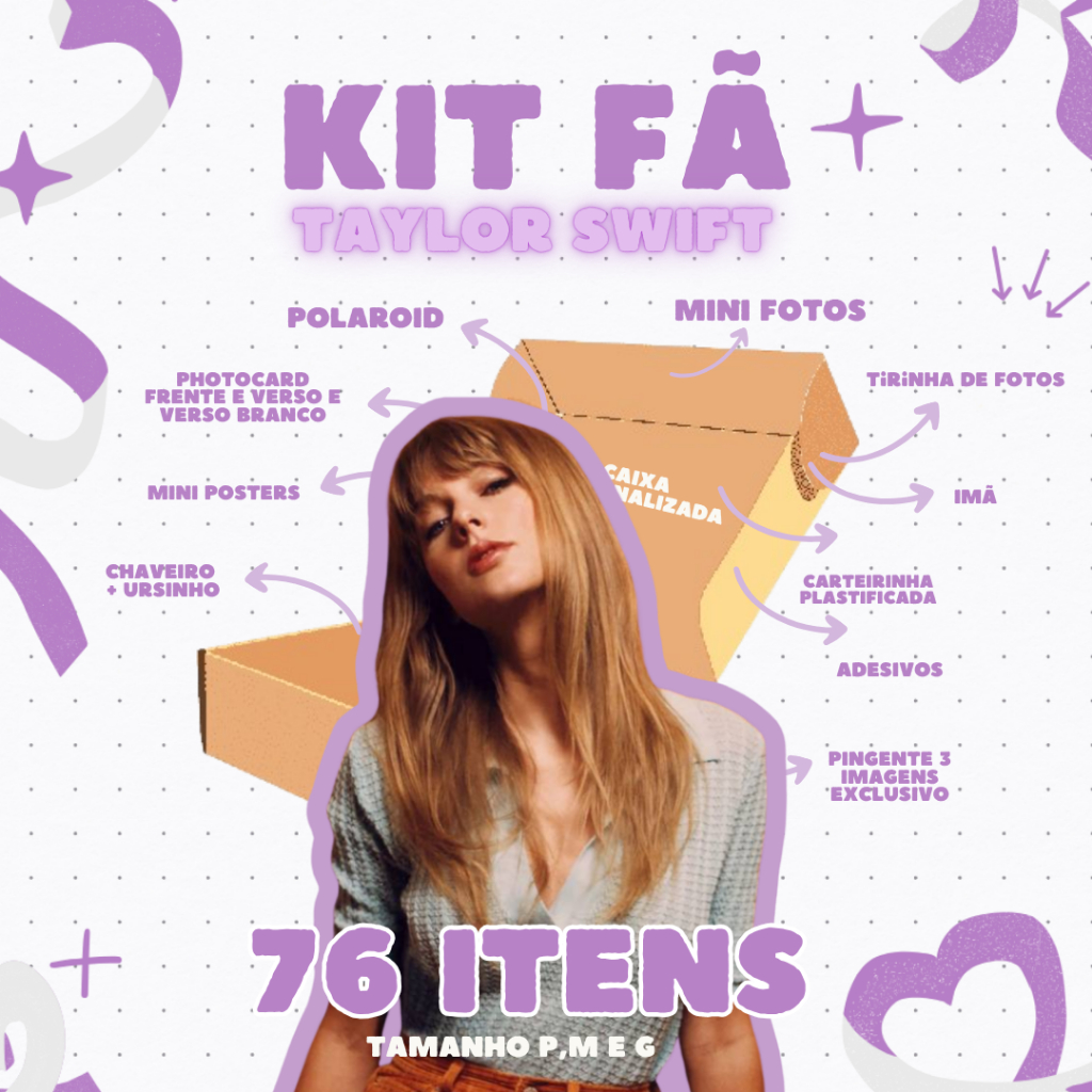 Kit Taylor Swift em Oferta | Shopee 2026