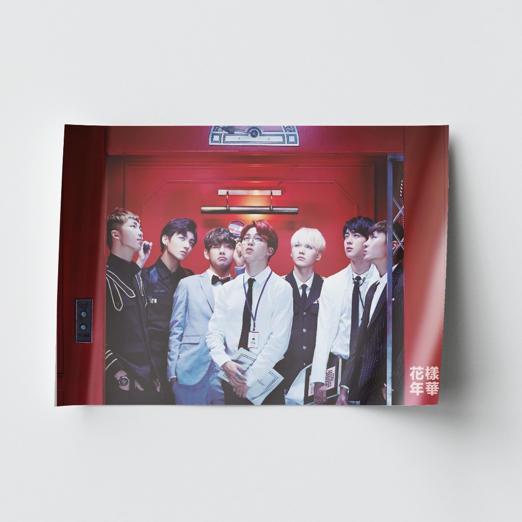 Pôster Grande BTS A2 (59,4cm X 42cm) | Qualidade Premium | Papel