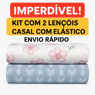 Kit Pacote Com 2 Lençol Avulso com Elástico Tecido Bom Direto da fábrica Que não escorrega em Oferta na Shopee