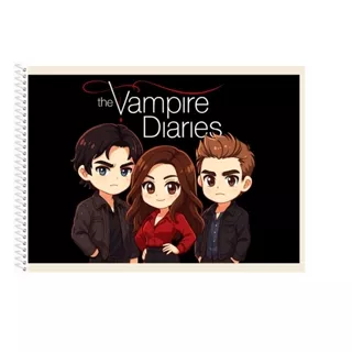 Diários de um Vampiro / Livro de colorir Series / The Vampire Diaries / Edição Fofa e Divertida/ Tamanho A5 & A4 em Oferta na Shopee