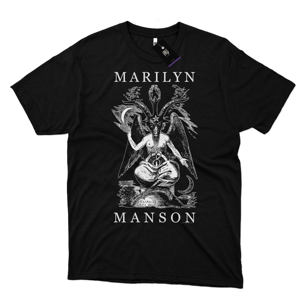 Camiseta Marilyn Manson Bigger Than Satan 100% Algodão | Shopee Brasil