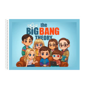 The Big Bang  Livro de colorir Series / Séries/Coloring Book | Edição Fofa e Divertida |Tam. A5 e A4 em Oferta na Shopee