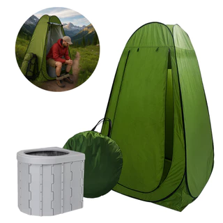 Barraca Banheiro Camping Trocador Portátil em Oferta na Shopee