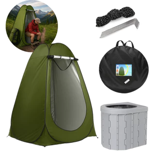 Barraca Banheiro Trocador Roupas Camping Tenda Portátil em Oferta na Shopee