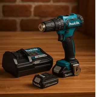 Parafusadeira Furadeira de Impacto HP333DWYX3 Makita com 2 Baterias e Carregador
