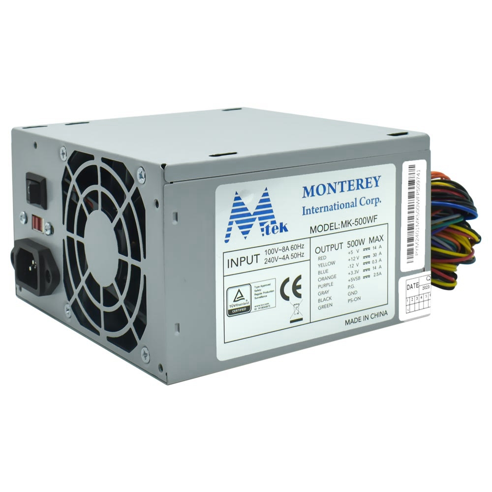 Fonte de Alimentação para PC Mtek MK-500WF 500W/Bivolt
