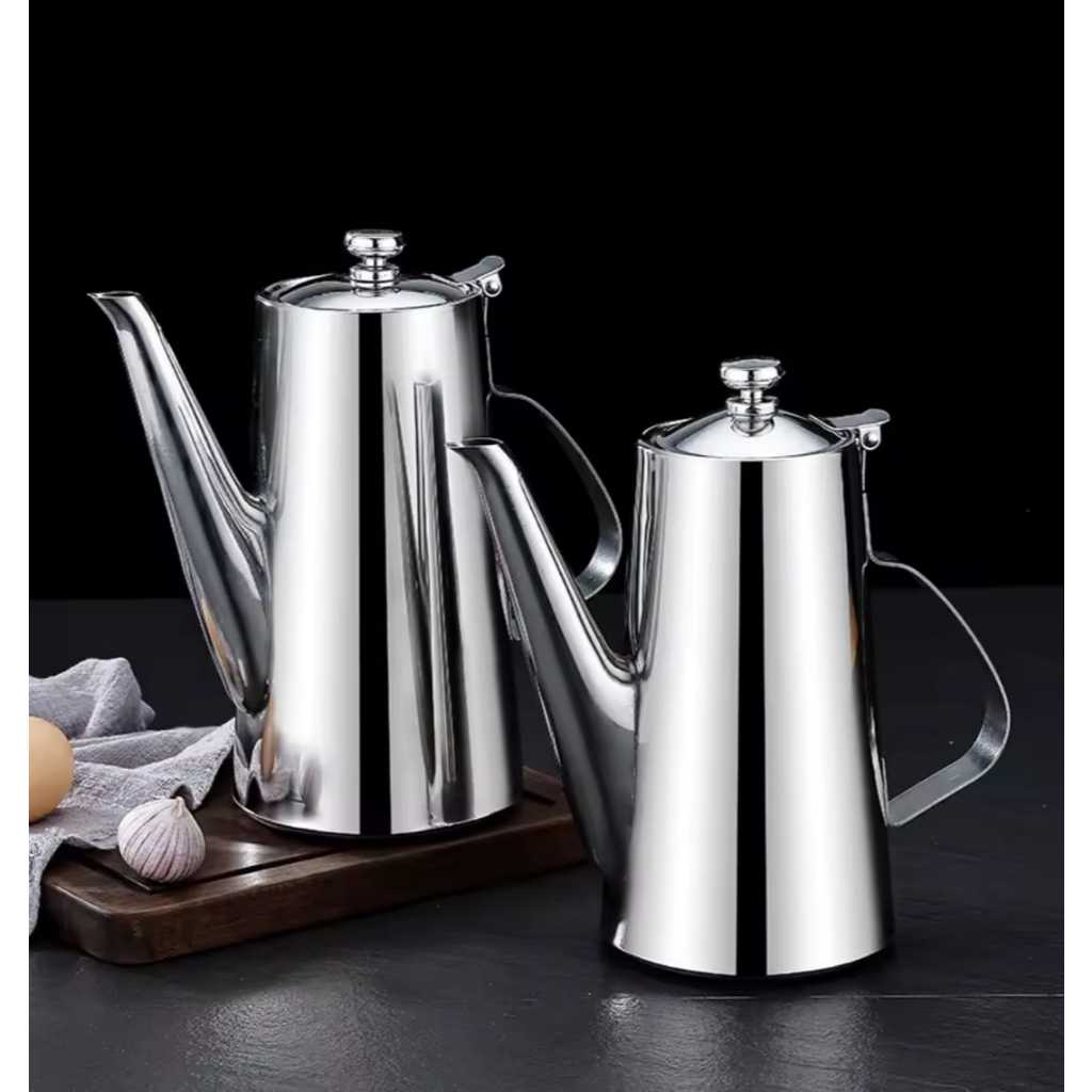 Conjunto até 2 Chaleiras de Inox Bule Inox Jarra Inox 1,5 Litros com ...