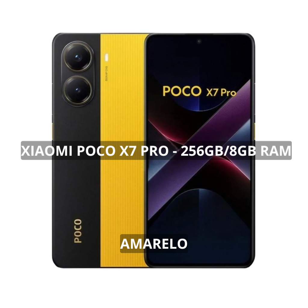 Xiaomi Poco X7 PRO 5G , Processador Dimensity 8400-Ultra 256GB