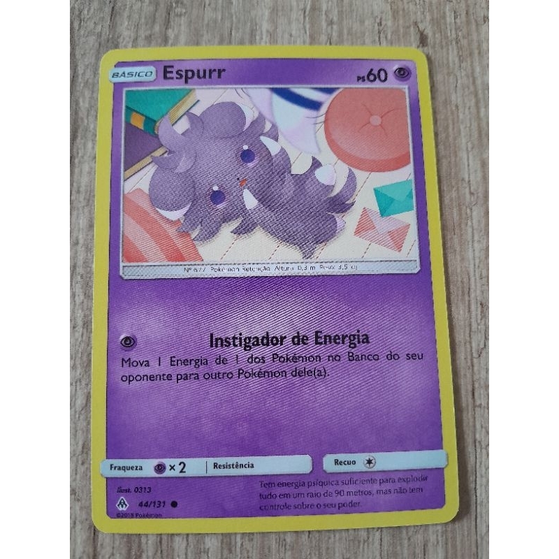 Carta Pokemon Espurr Vrias Colees Original NM | Shopee Brasil