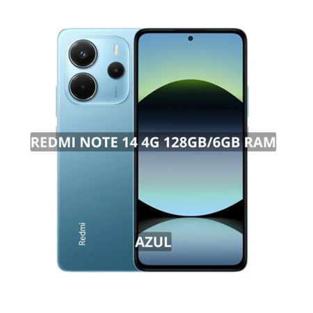 Xiaomi Redmi note 14 4g,128gb+6gb ram, processador Helio g99-ultra, câmera 108mp