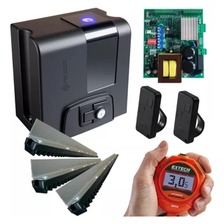 Kit Motor de Portão Dz Atto Nitro Completo Abertura Rápida de 3seg Bivolt Para Portões de até 400kg