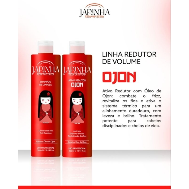 京極SHAMPOO & TREATMENT とフォームセット Kit Japones Liso Extremo - SHAMPOO LIMPEZA+ ATIVO REDUTOR 300ML