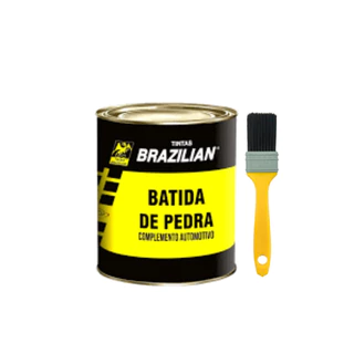 Batida de Pedra 900ml Brazilian + Pincél em Oferta na Shopee