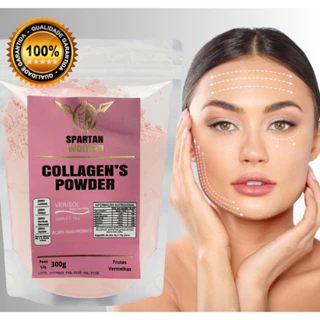 COLÁGENO HIDROLISADO Verisol Ácido Hialurônico com Sabor 300g - Cabelo, Pele e Unhas - Spartan Woman em Oferta na Shopee