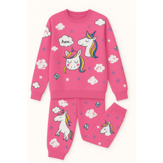Pijama Infantil Flanelado Para Inverno Estampado Confortável em Oferta na Shopee