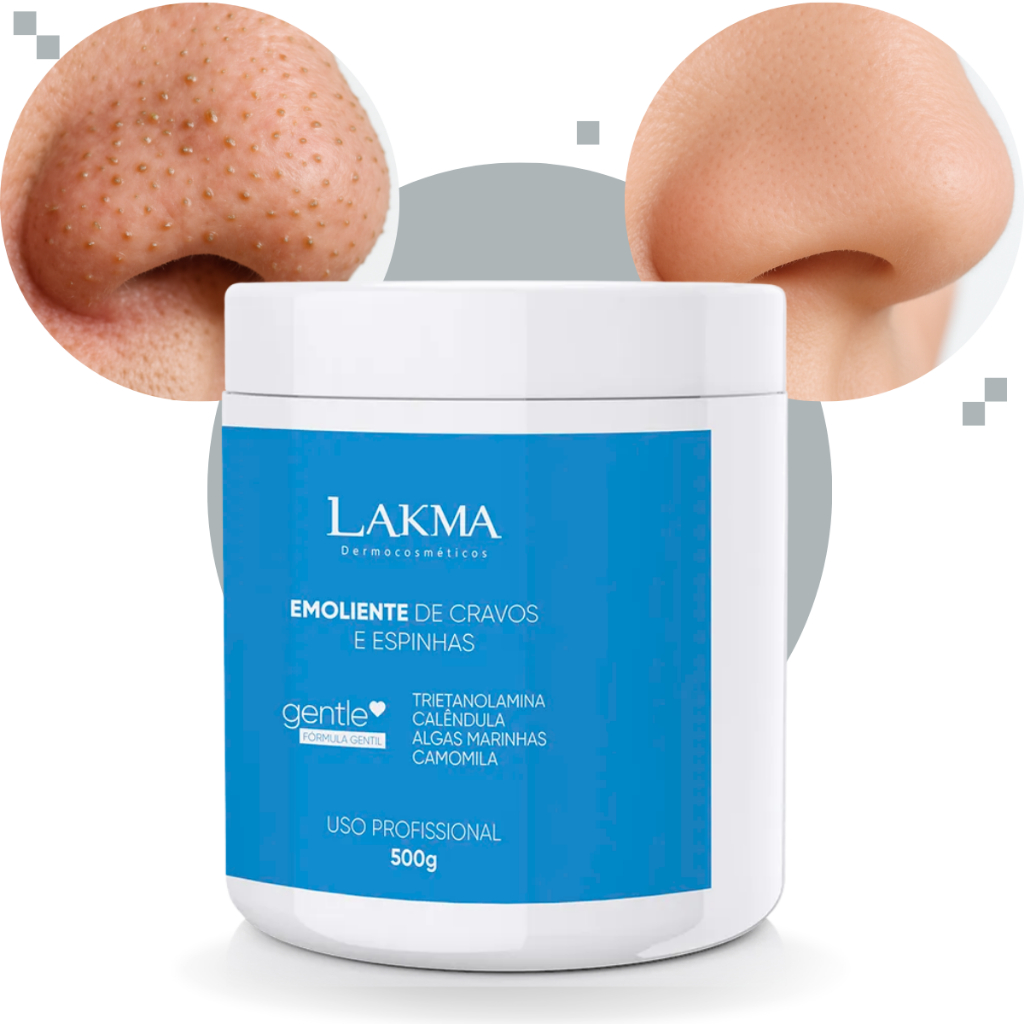 Emoliente de Cravos e Espinhas Creme Limpeza de Pele Amolecedor de ...