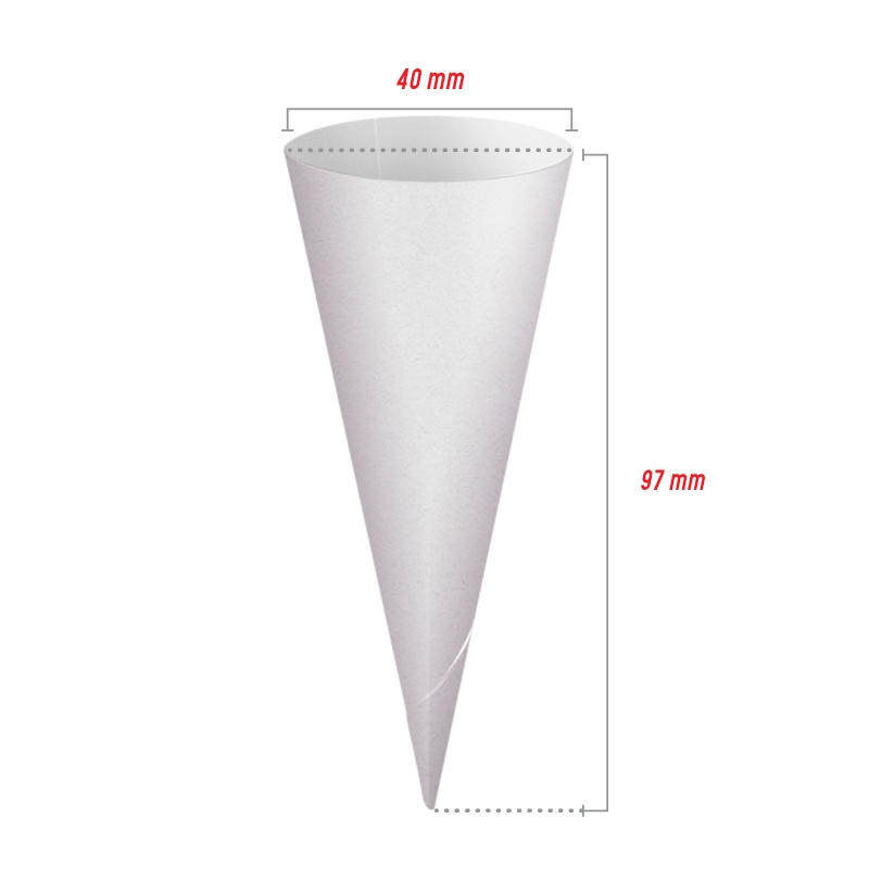 Cone De Papel Para Casquinha De Sorvete Personalizado Sua Arte Aqui ...