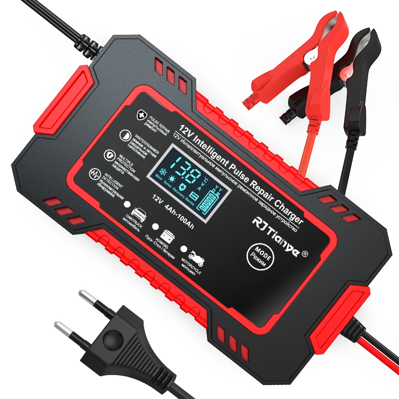 AKO Charger 12V 24V AGM / Wet Battery with LCD Display