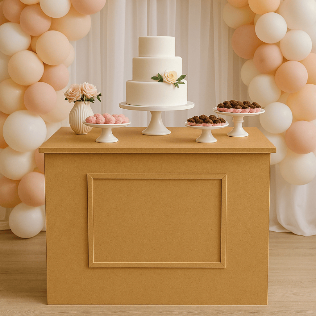 Mesa Fake Boiserie Desmontável 80cm Tipo Cômoda Mesa de Festa Decoração ...