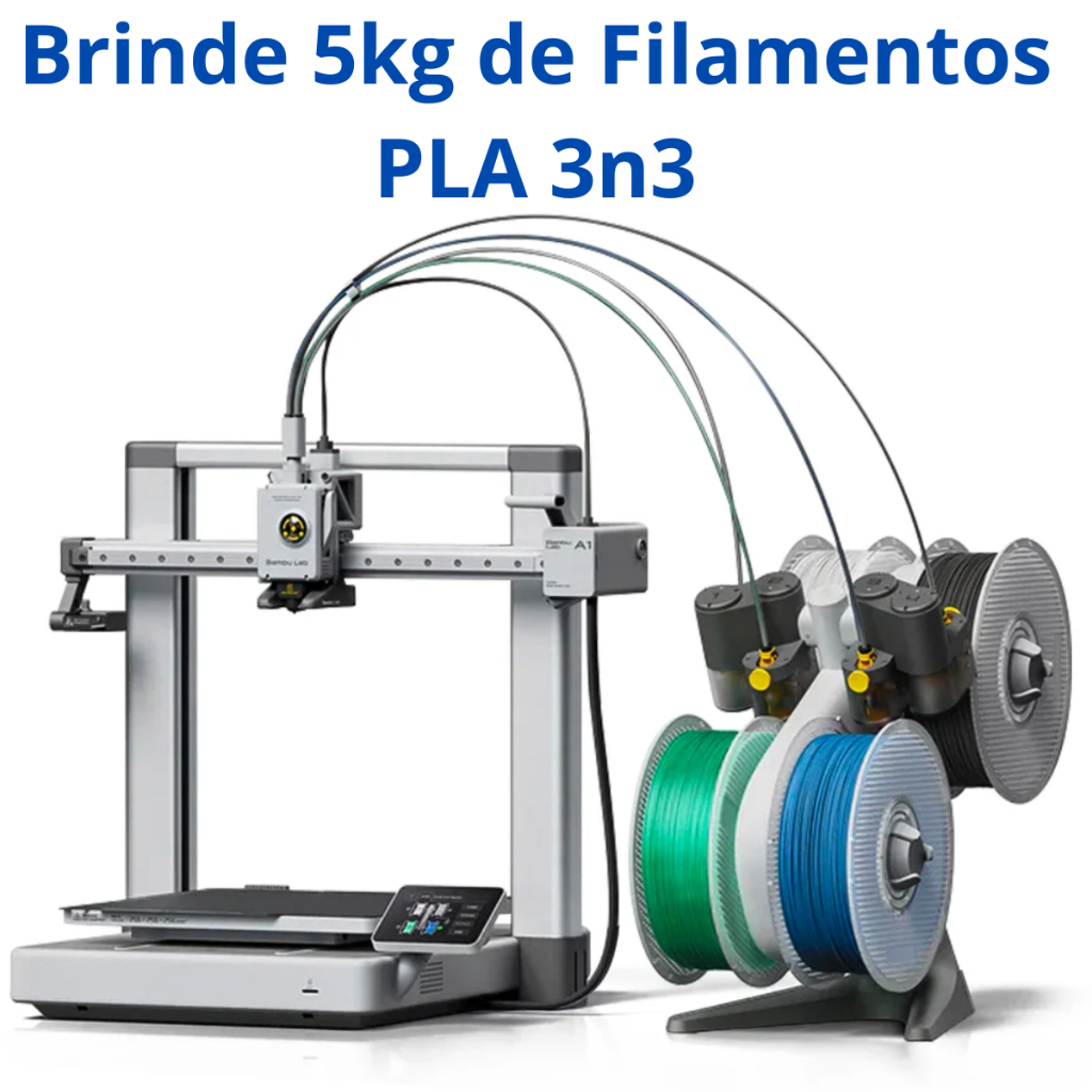 Bambu lab A1 combo - Brinde FIlamentos 3n3