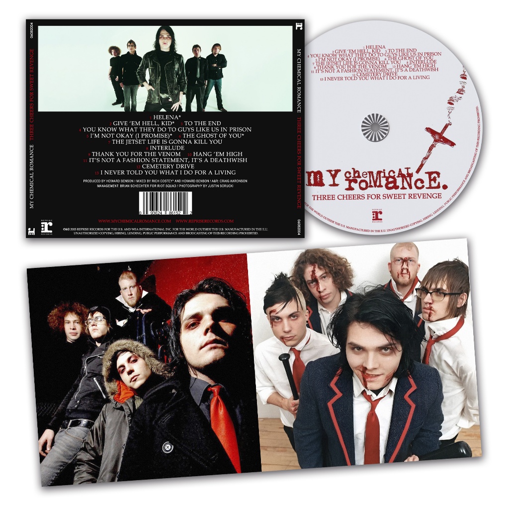 THREE CHEERS FOR SWEET REVENGE - MY CHEMICAL ROMANCE (CD FANMADE