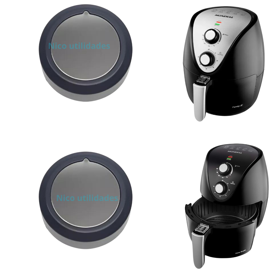 Kit 2 Botão Airfryer Mondial Af29 Af30 Af31 Af35 Original | Shopee Brasil