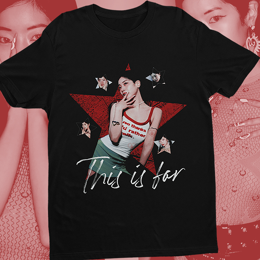 Camiseta TWICE Dahyun This is for - 100% ALGODÃO | Shopee Brasil