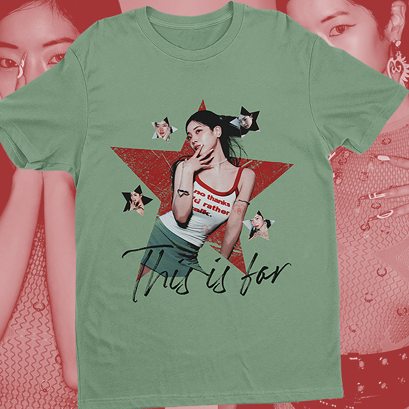 Camiseta TWICE Dahyun This is for - 100% ALGODÃO | Shopee Brasil