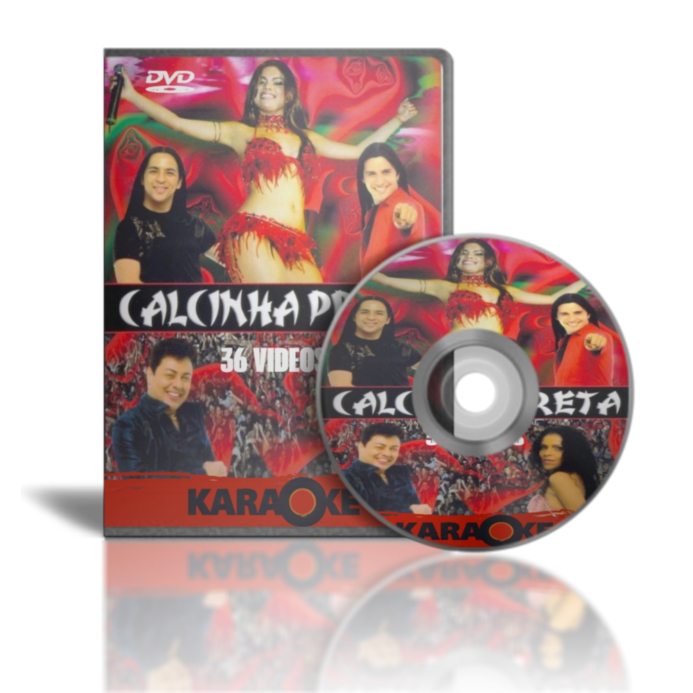 DVD KARAOKE - CALCINHA PRETA - 36 MUSICAS REF 105 | Shopee Brasil