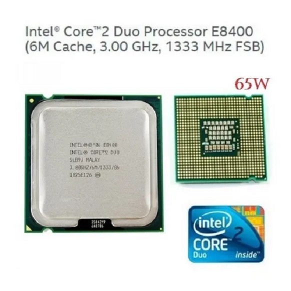Processador Intel Core 2 Duo E8400 3.0ghz 6m Fsb1333 Lga 775