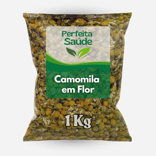 Camomila em Flor 1Kg Chá 100% Natural