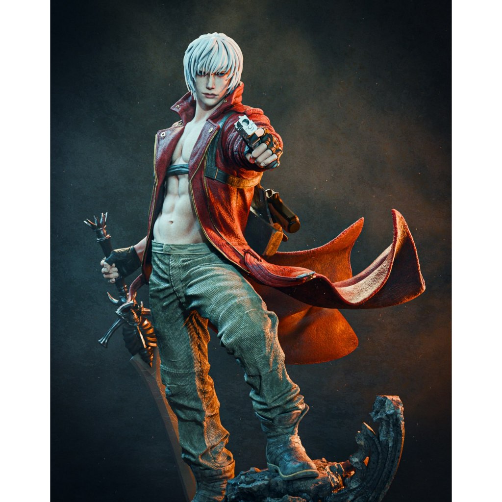 DANTE フィギュア Devil May Cry 033 Dante DMC Devil may cry V2 Action figure 2modelos 15 a 30cm