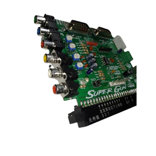 Super Gun Neo Geo Capcom - Conversor Video RGB Arcade Fliper Para TV 3 Opções Saídas de Video - Av/componentes/svideo.