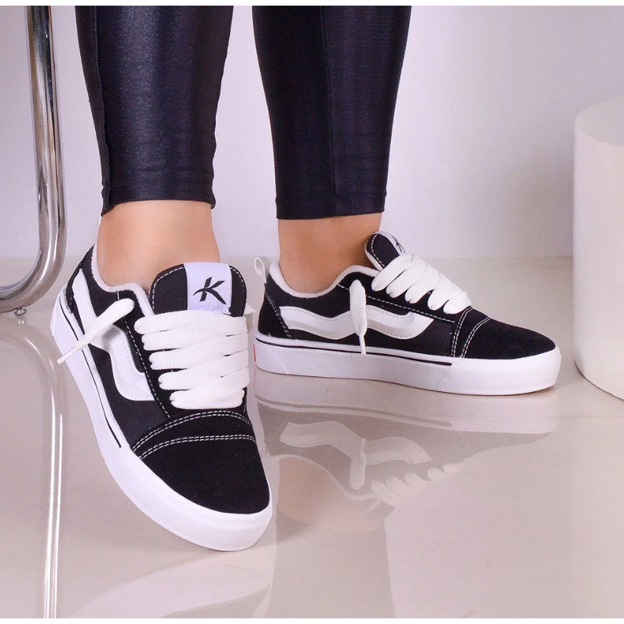 Vans Usado Tenis Da Vans Preto Com Listra Branca TENIS VANS OLD