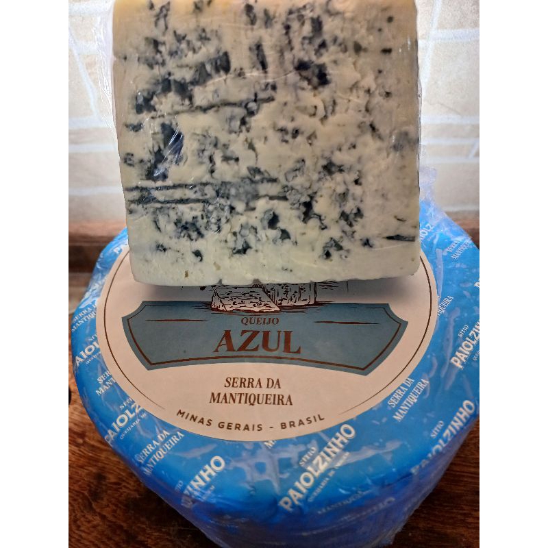 QUEIJO AZUL/GORGONZOLA SERRA DA MANTIQUEIRA MACIO E FRESCO 800g - 1kG ...