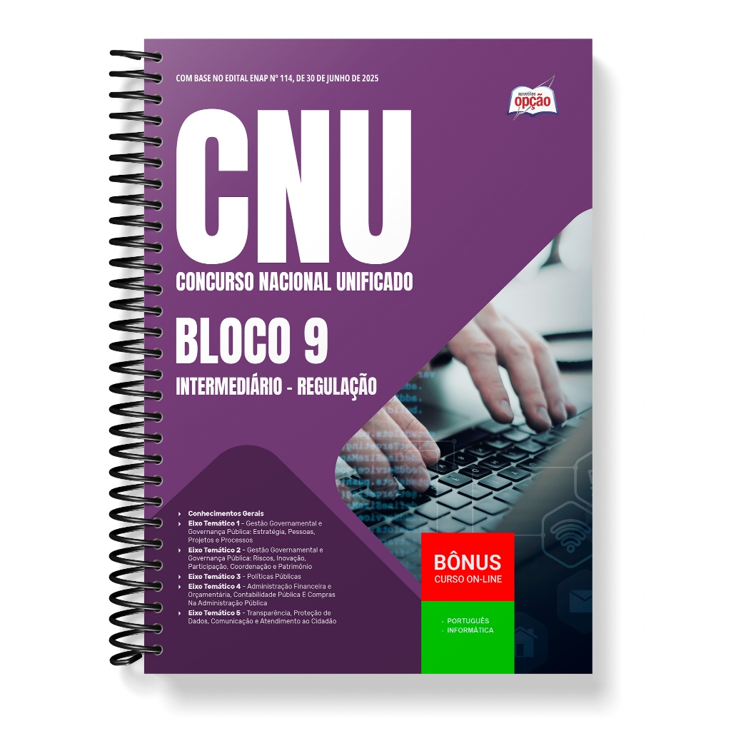 Apostila CNU 2025 - Bloco 9 - Intermediário - Regulação | Shopee Brasil