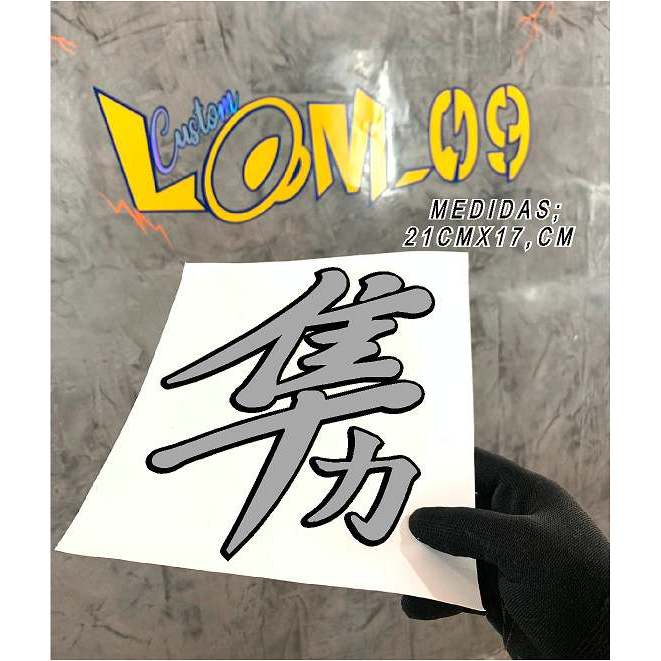 Hayabusa Adesivo Letras Japonês Para Motos Todas PARA-LAMA BAU TJ LETRA ...