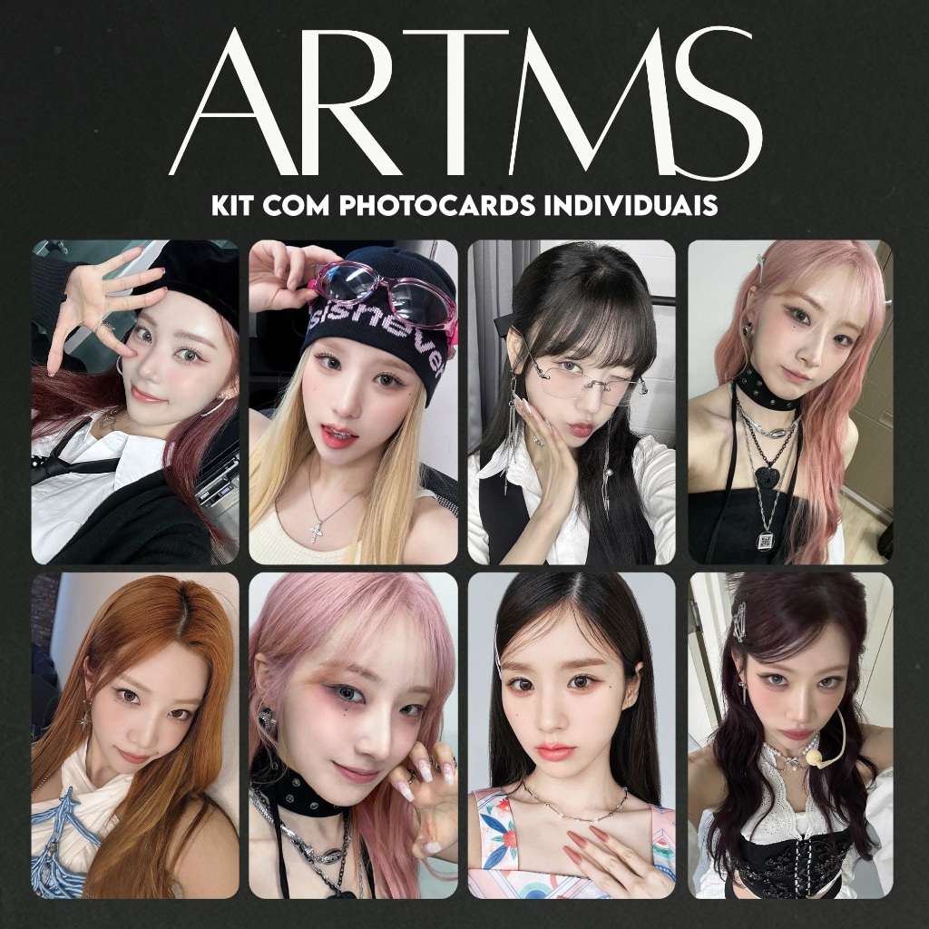 ARTMS | Kit com Photocards K-pop | Choerry Kim Lip JinSoul Haseul