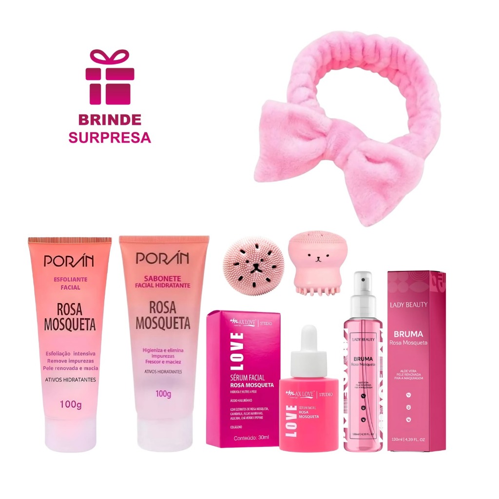 Kit Skin Care Rosa Mosqueta Limpeza Profunda e Nutrição kRD-SCRNKOB-00 ...