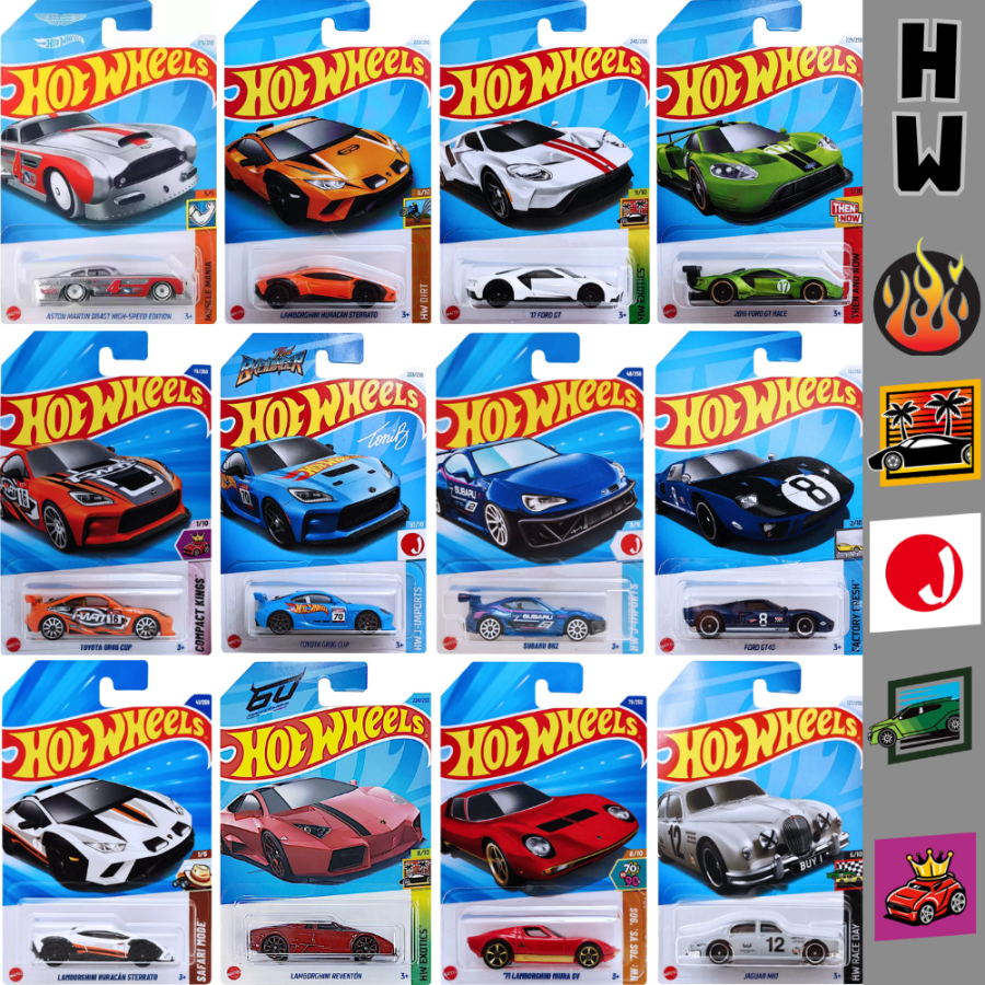 Hot Wheels hw art cars race team lancha mad splash dodge van surf