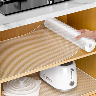 Forro Antiderrapante Para ArmáRio, Gaveta, Geladeira E Guarda Roupas- Transparente 0,6 * 3 Metros