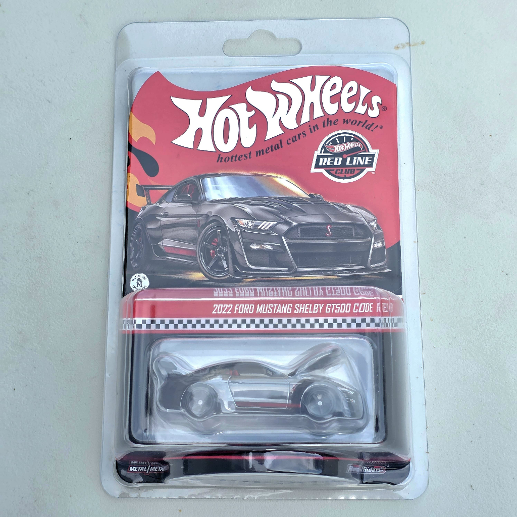 Hot Wheels 2022 Ford Mustang Shelby GT500 Code Red Cinza - Red