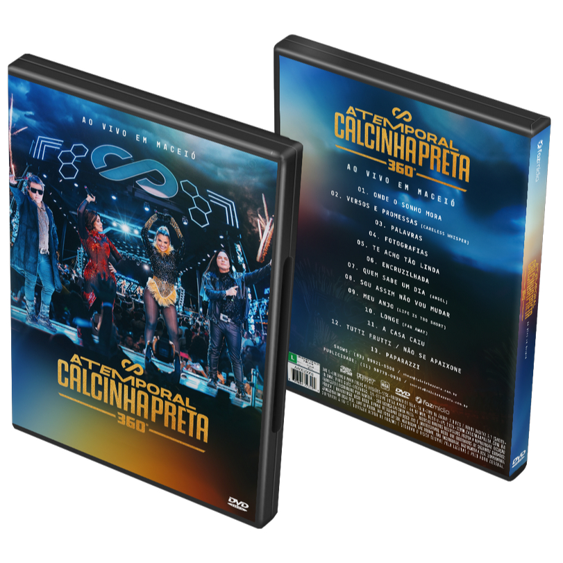 DVD Calcinha Preta - Atemporal 360 - Ao Vivo Em Maceió (2025