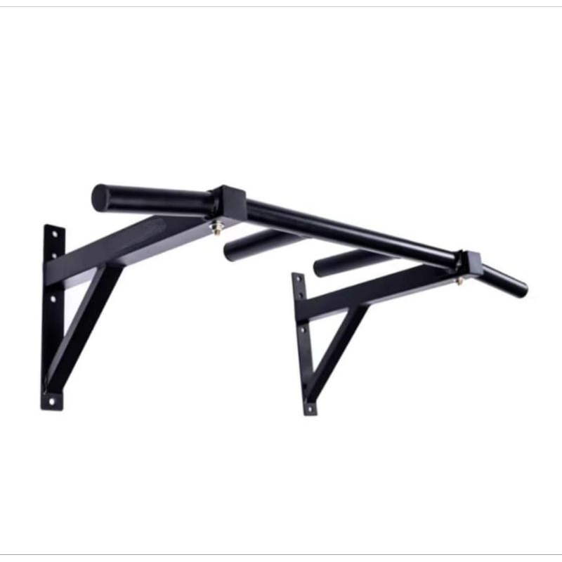 Barra Fixa Com Paralela de Parede Pull-Up Crossfit Musculção Treino ...