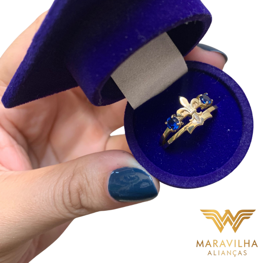 Anel de Formatura Pedagogia Feminino de Moeda Antiga com emblema de ...