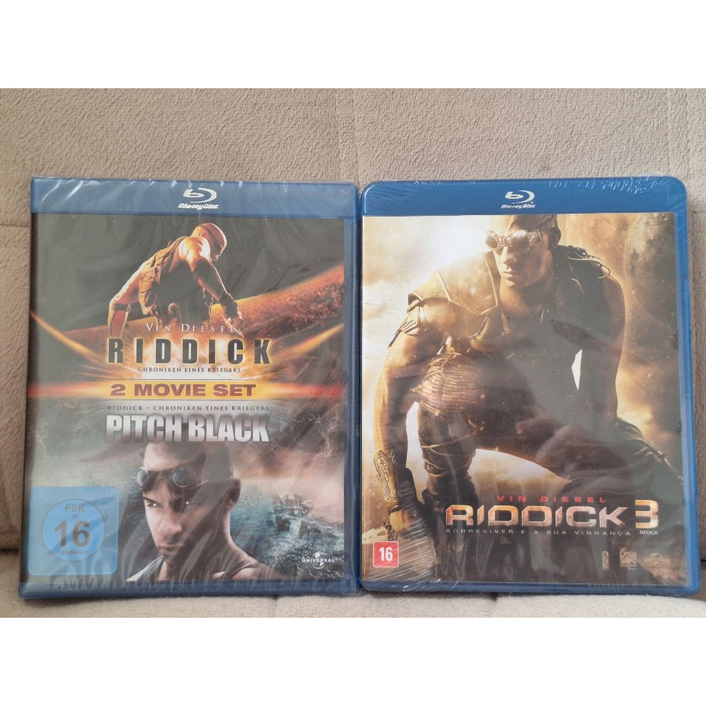 Blu-ray Riddick - Trilogia (Lacrado) | Shopee Brasil