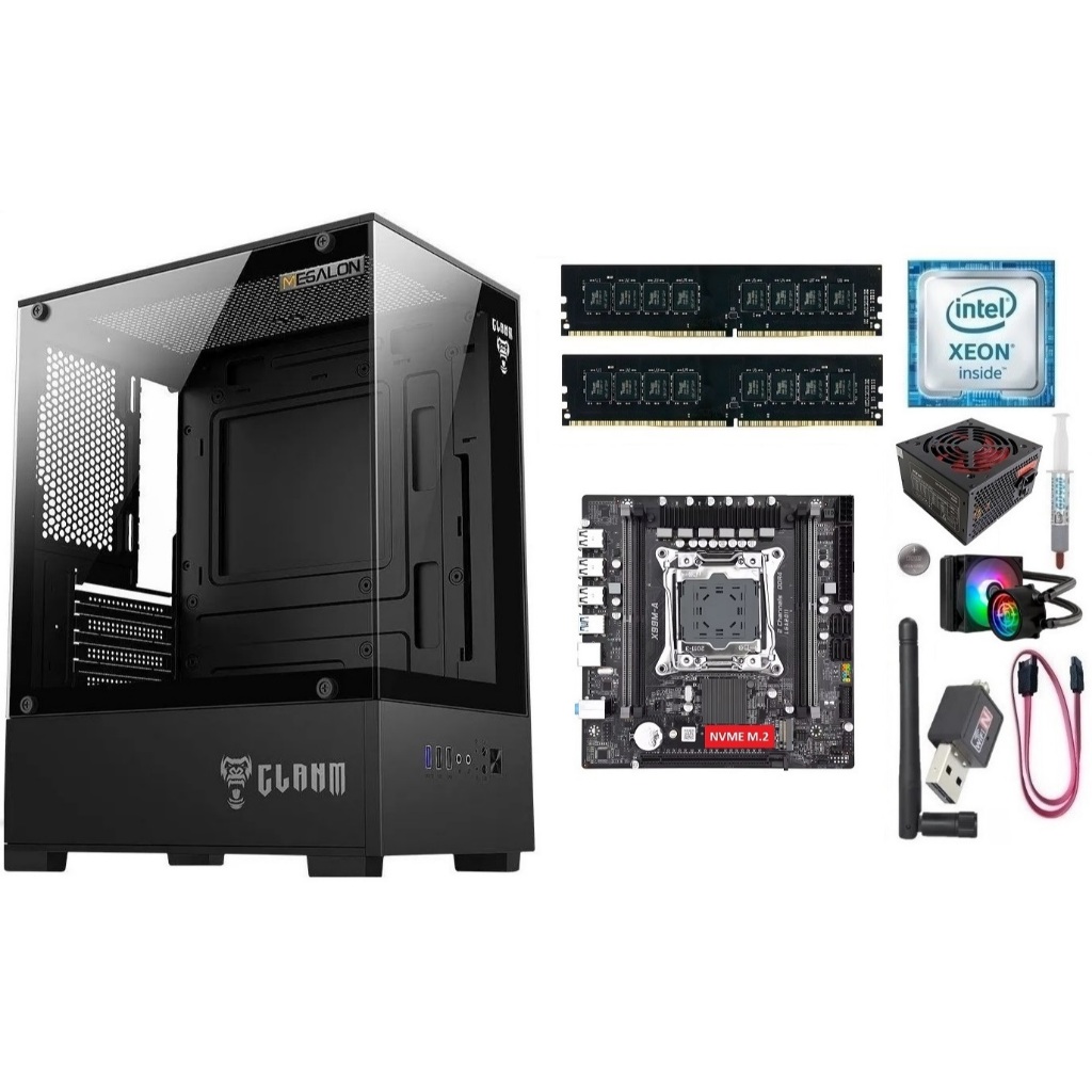 Kit Gamer X99 Xeon E5 2680v4/ 8GB-16GB-32GB DDR4/ Gabinete + Fonte 500w